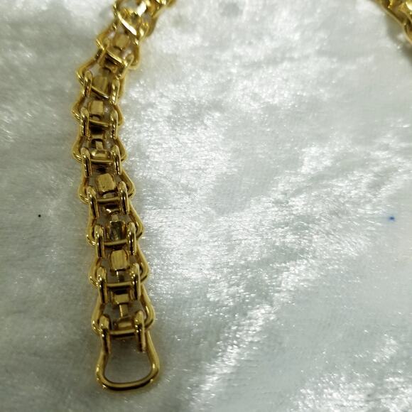 Kim Rogers austrian crystal link gold tone bracelet 1.1664 - Picture 4 of 16